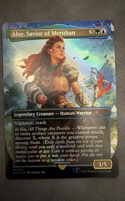 Aloy, Savior of Meridian (Rainbow Foil) Secret Lair Drop Foil - Image 1