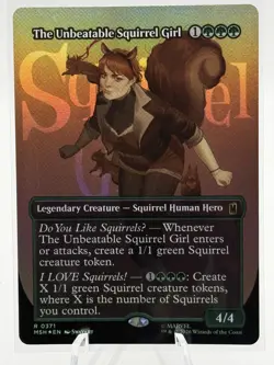The Unbeatable Squirrel Girl (Borderless) Marvel Super Heroes Foil - Image 1