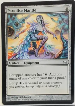 Paradise Mantle Fifth Dawn #142 Regular NM9 Near Mint MTG - Image 1