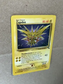 Zapdos Fossil 30/62 Non-Holo Unlimited Rare Pokemon TCG WOTC 1999 Mint Condition - Image 2