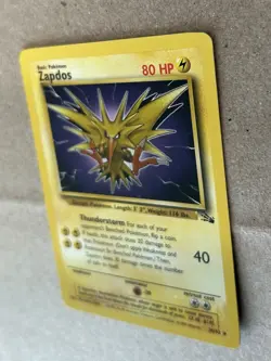 Zapdos Fossil 30/62 Non-Holo Unlimited Rare Pokemon TCG WOTC 1999 Mint Condition - Image 4