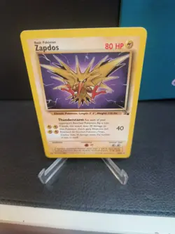 Pokemon TCG Zapdos Fossil Card 30/62 Unlimited Rare Non Holo - PLAYED - Image 3
