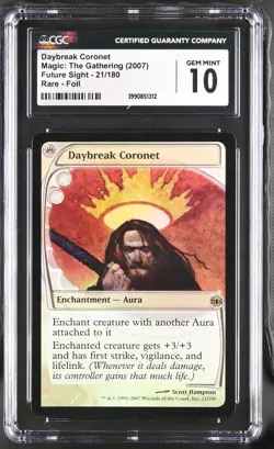 DAYBREAK CORONET Future Sight Foil Rare CGC 10 MTG [Nostalgium] - Image 1