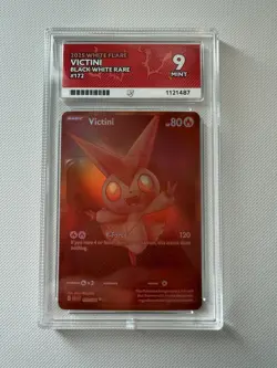 Pokemon White Flare Victini 172/086 Black White Rare ACE 9 Graded Card - Image 1
