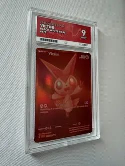 Pokemon White Flare Victini 172/086 Black White Rare ACE 9 Graded Card - Image 3