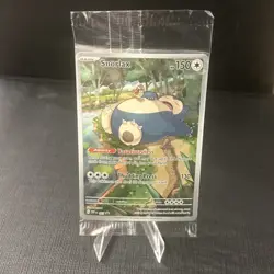 Pokemon TCG Scarlet Violet 151 Snorlax 051 Black star Promo [SEALED] - Image 1