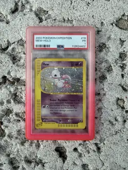 PSA 1 Pokemon 2002 Expedition #19 Mew-Holo Card - Image 1
