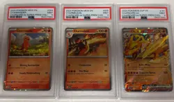 2024 POKEMON BLACK STAR PROMO CHARIZARD EX SUPER PREMIUM COLLECTION PSA9 SEQ SET - Image 1