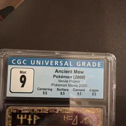 2000 POKEMON MOVIE PROMO POKEMON MOVIE 2000 ANCIENT MEW CGC 9 - Image 3