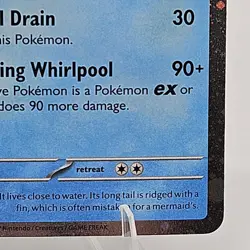 🌀 Double Swirl Pokemon TCG Prismatic Vaporeon 168 Black Star Promo Cosmos - Image 5