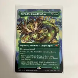 MTG Magic The Gathering Kura, the Boundless Sky 411 KND Borderless Mythic M/NM - Image 1
