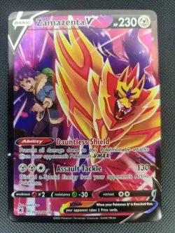 Pokemon Zamazenta V Tg22/Tg30 Swsh10: Astral Radiance Trainer Gallery Holo - Image 1
