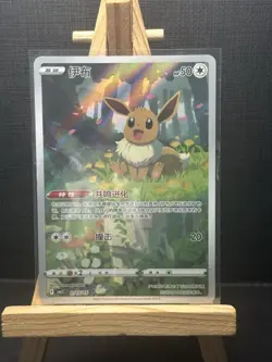 Pokemon S-Chinese Eevee Holo Exclusive Gem Pack Vol.2 CBB2C-01 - Image 1