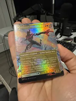 BIG SPIDER-MAN MTG LOT! MILES MORALES FOIL. FOILS MYTHICS, RARES, UC, C, LANDS - Image 2