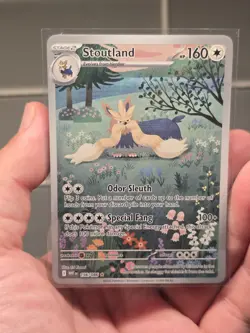 Pokemon TCG - Stoutland (IR) - 156/086 - S&V - White Flare - Near Mint - Image 1