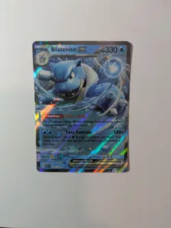 Blastoise ex 009/165 Double Rare 151 Pokemon Holo NM - Image 1
