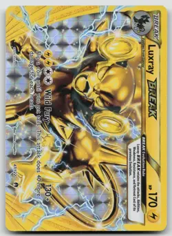 Luxray BREAK 47/122 BREAK Rare BREAKpoint Pokemon Holo Lightly Played - Image 1