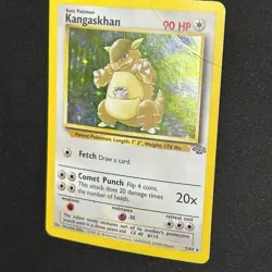 KANGASKHAN Jungle Unlimited Holo Rare Pokemon Card TCG 5/64 HP/Damaged - Image 2