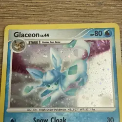 Glaceon 5/100 Holo Rare Majestic Dawn Pokemon Holo LP - Image 2