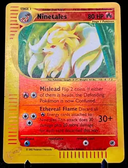 Ninetales 21/165 Reverse Holo Rare E Series Expedition Pokemon Card! - Image 1