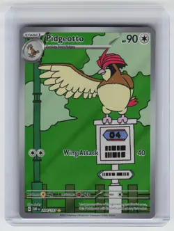 Pidgeotto 208/197 Illustration Rare Obsidian Flames Pokemon Holo Near Mint - Image 1