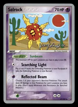 Solrock 47/107 World Championships 2007 Pokemon Card - Image 1