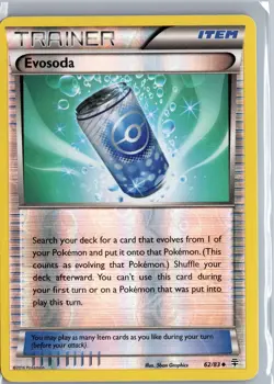 Evosoda 62/83 Uncommon Generations Pokemon Reverse Holo Lightly Played - Image 1