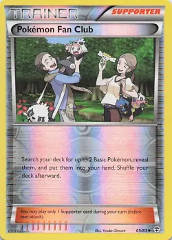 Pokemon Fan Club - Pokemon Reverse Holo Uncommon 2016 Generations 69/83 LP - Image 1