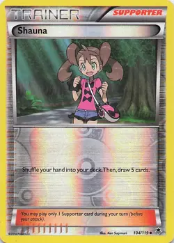 Shauna - Pokemon Reverse Holo Uncommon 2014 Phantom Forces 104/119 LP - Image 1
