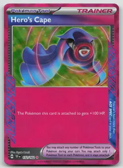 Pokemon Hero's Cape 152/162 Temporal Forces ACE SPEC Rare Holo NM - Image 1