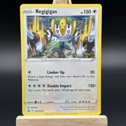 Regigigas SWSH247 - SWSH Black Star - Promo Holo Pokemon Card - NM - Image 2