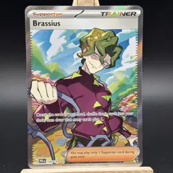 Pokemon Brassius 135/131 Prismatic Evolutions Ultra Rare Full Art NM - Image 2