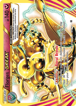 FLORGES BREAK 104/162 BREAK RARE BREAKTHROUGH POKEMON HOLO NM/M - Image 3
