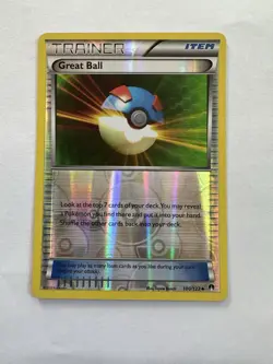Great Ball 100/122 XY - BREAKpoint Uncommon Reverse Holo Pokemon TCG NM - Image 1