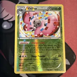 Pokemon TCG LP Breakthrough Reverse Holo Vivillon 15/162 - Image 1