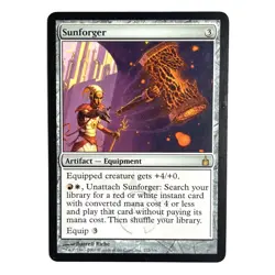 Sunforger LP Ravnica: City of Guilds Rare MTG See Photos Magic the Gathering - Image 1