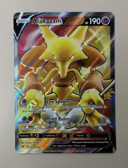 Alakazam V 172/185 - Pokemon Vivid Voltage Sword & Shield Full Art NM🔥🔥 - Image 1