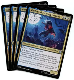 x4 Morbius the Living Vampire - 0137 - Marvel's Spider-Man - MTG - SHIPS NOW - Image 1