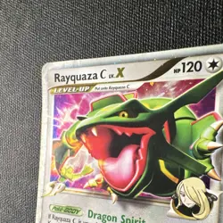 Pokemon Rayquaza C LV.X DP47 Diamond and Pearl Holo Promo HP/DM ( Altered Ink ) - Image 2