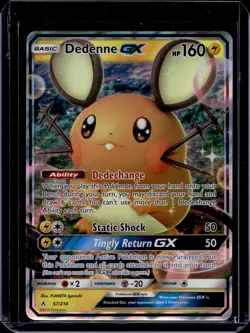 Dedenne GX 57/214 Holo GX Rare Unbroken Bonds Pokemon Near Mint - Image 1