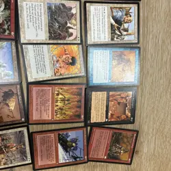 HUGE MTG Vintage Lot 61 Cards With Empty Mirage Card Box - Image 4