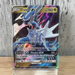 Pokemon TCG Dialga GX 100/156 SM-Ultra Prism Ultra Rare Full Art Holo - Image 1