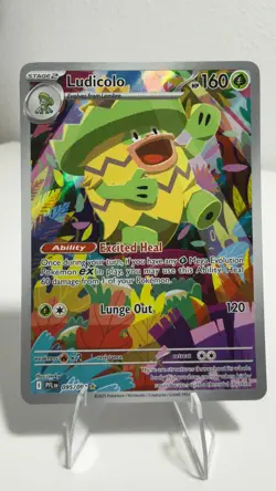 Ludicolo 095/094 Illustration Rare Phantasmal Flames Pokemon Holo Near Mint - Image 2