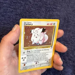 Pokemon TCG Clefairy Base Set 2 6/130 Holo Unlimited Holo Rare NM - Image 3