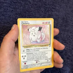Pokemon TCG Clefairy Base Set 2 6/130 Holo Unlimited Holo Rare NM - Image 4