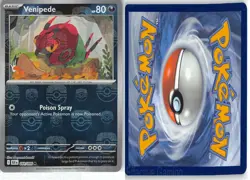 Venipede 054/086 Masterball Reverse Holo Black Bolt Pokemon NM okayamatakatoshi - Image 3