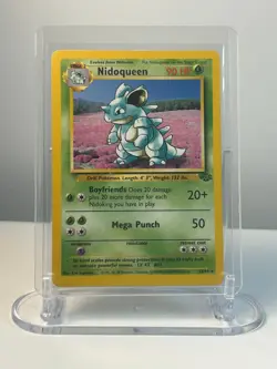 1999 Pokemon Jungle Nidoqueen 23/64 Non Holo Unlimited LP Vintage WOTC - Image 3