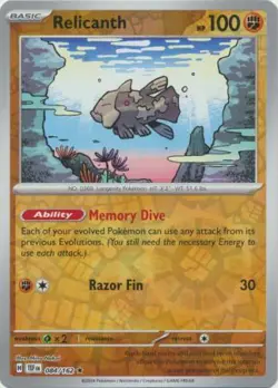 Relicanth 84/162 Reverse Holo | Temporal Forces | Pokemon Card - Image 1