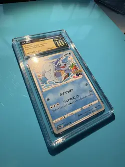CGC PRISTINE 10 Wartortle 016/071 Pokemon GO Japanese Pokemon - Image 2