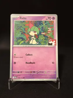 Pokemon TCG Ralts 58/132 Prize Pack Series 9 Promo Non Holo NM - Image 1